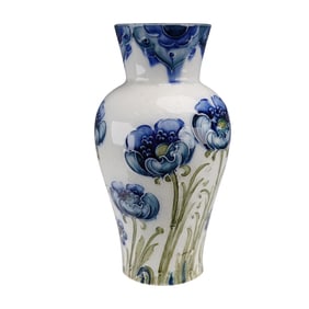 William Moorcroft for James Macintyre & Co Florian Ware Blue Poppy Vase