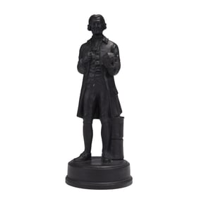 Wedgwood Black Basalt Figurine, Josiah Wedgwood
