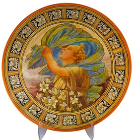 Doulton Lambeth For Pinder, Bourne & Co Classical Charger