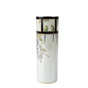 Royal Doulton Lustre Ware Cockatoo Design Robert Allen Vase