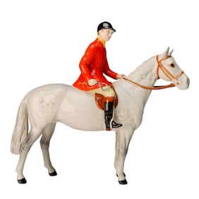 Beswick England Porcelain Figure of a Huntsman on Horseback
