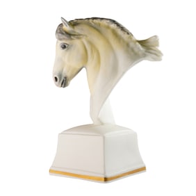 Royal Worcester Horse Head Figurine, Chronos