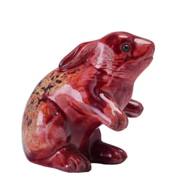 Bernard Moore Flambe Rabbit Figurine