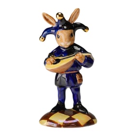 Royal Doulton Bunnykins Colorway Figurine, Jester DB161