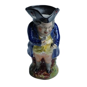 Staffordshire Blue Coat Toby Jug