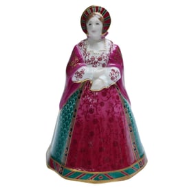 Royal Worcester Figural Candle Snuffer, Catherine of Aragon