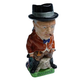 Burleigh Ware Toby Jug, John Bull Churchill
