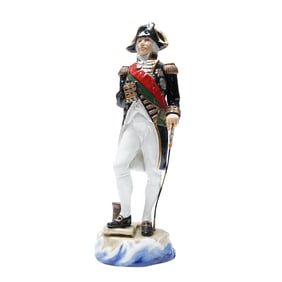 Michael Sutty Porcelain Figurine, Lord Nelson 1805