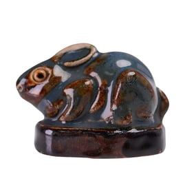 Royal Doulton Mark Marshall Stoneware Paperweight, Rabbit