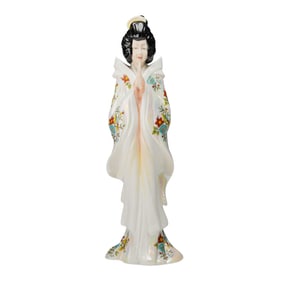 Michael Sutty Porcelain Figurine, Geisha