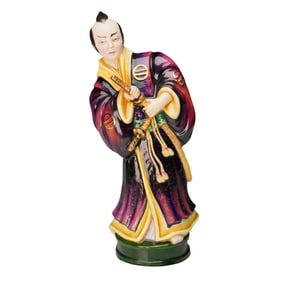Michael Sutty Porcelain Samurai Figurine