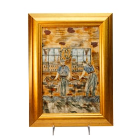 Cobridge Stoneware Framed Plaque, Bakers