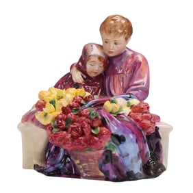 Royal Doulton Figurine, Flower Seller's Children HN1342