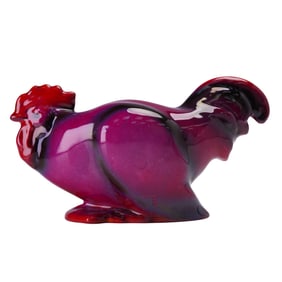 Rare Royal Doulton Flambe Figurine, Cockerel