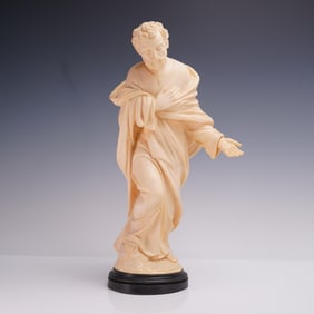 G. Ruggeri Alabaster Nativity Sculpture, Joseph