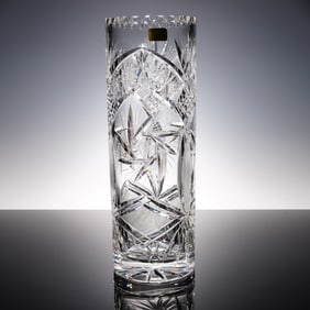 Lausitzer Glas Hand-Cut Lead Crystal Vase