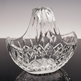 Waterford Lismore Cut Crystal Basket