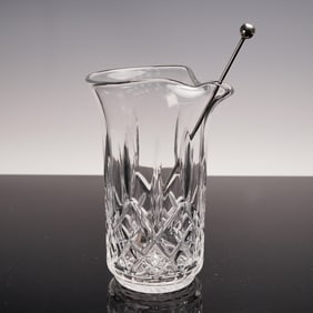 Lissadel by Waterford Cut Crystal Martini Beaker with Stir