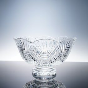 Waterford Crystal Aran Isles Footed Bowl Romance of Ireland