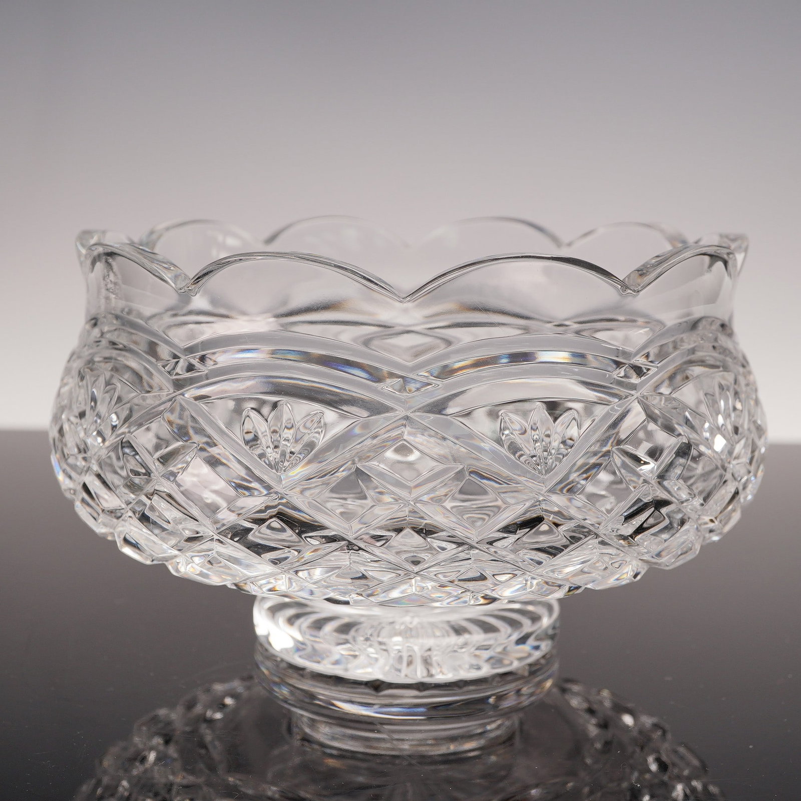 Waterford Crystal Footed Punch Bowl, Master Cutter (1 of 4)