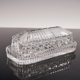 Waterford Crystal Covered Butter Dish