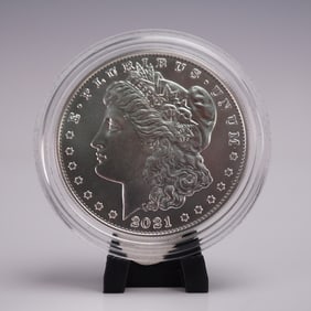 2021-D US Morgan 1oz Silver Dollar UNC Coin OGP