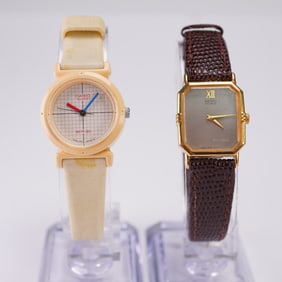 2pc Seiko and Casio Quartz Ladies Watch Lot
