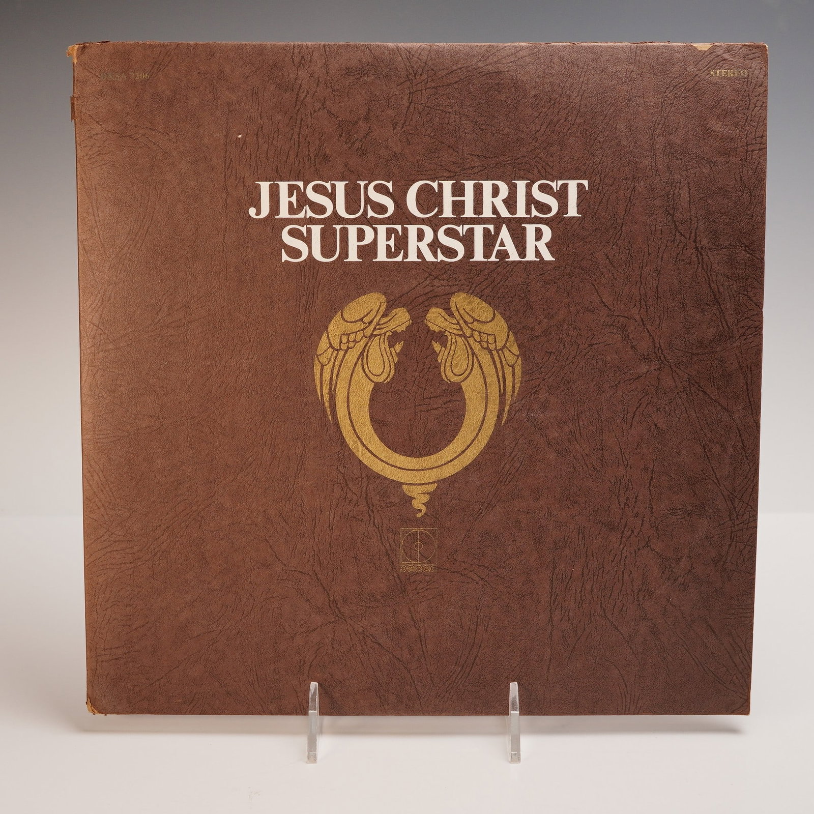 Jesus Christ Superstar (Original Rock Opera Recording) LP Record: Original double LP box set of Jesus Christ Superstar, the landmark rock opera composed by Andrew Lloyd Webber with lyrics by Tim Rice, released in 1970 by Decca Records under catalog number DXSA 7206.