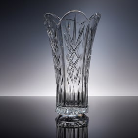 3pc Marquis by Waterford Crystal Flower Vases