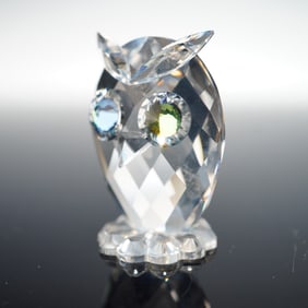 Swarovski Crystal Figurine, Owl Mini 010014