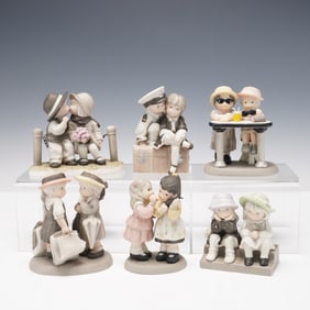 6pc Enesco Figurines, Including We're Cool Together and More