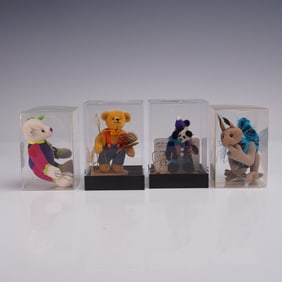 4pc Deb Canham & Little Gem Teddy Bear Collectibles