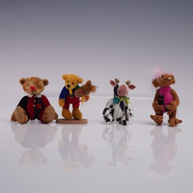 4pc Deb Canham & Little Gem Teddy Bear Collectibles