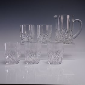6pc Marquis by Waterford Crystal Brookside Drink Set