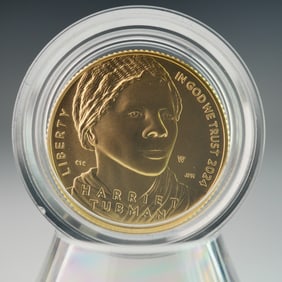 2024-W US Mint $5 Harriet Tubman Uncirculated Gold Coin