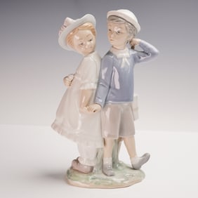 Lladro Porcelain Figurine, Puppy Love 01001127