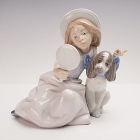 Lladro Porcelain Figurine, Who's The Fairest? 01005468