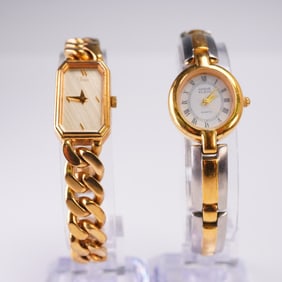 2pc Women's Quartz Watch Lot Timex and Anne Klein