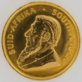 1982 South African 1/2 oz Gold Krugerrand Coin