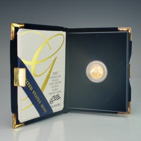 2007-W $5 American Gold Eagle 1/10 oz. Proof Coin