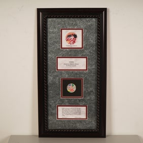 1999 Legends Mint Framed American Silver Eagle in Full Color w/ COA