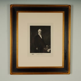 James Buchanan Engraving from The White House Gallery of Portraits w/ COA