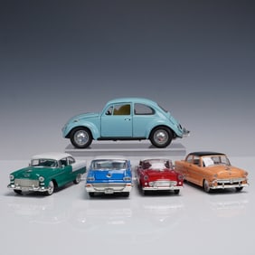 5pc Arkon Production and Road Legends Vintage Model Cars
