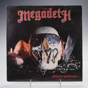 Combat Records Megadeth Vinyl Record, Killing is My Business