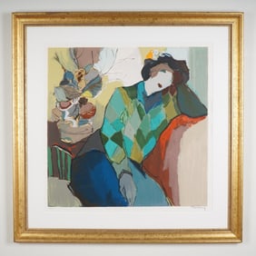 Itzchak Tarkay, Limited Edition Lithograph on Paper, Marianne, Signed