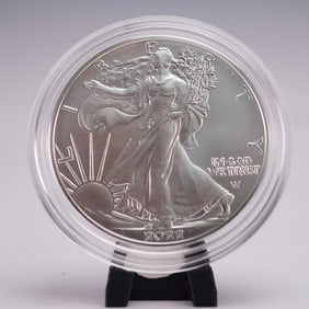 2022-W US 1oz Silver Eagle (T-2) UNC Coin OGP