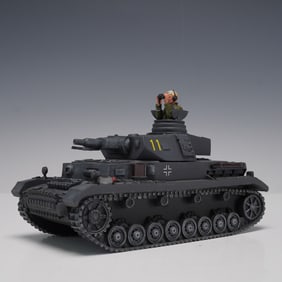 Britains 2003 Panzerkampfwagen IV Die-Cast Model Tank, Dark Gray
