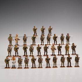 33pc Del Prado WWII British Army Figurines