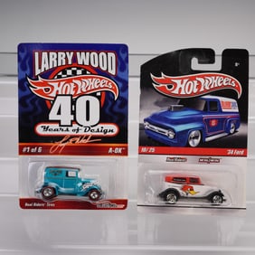 2pc Mattel Hot Wheels, A-OK & '34 Ford