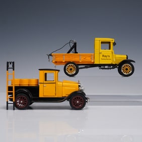 2pc 1928 Chevy Pickup and Ray's Tow Truck Lot